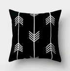 Minimalist Black and White Geometric Pillow Cover