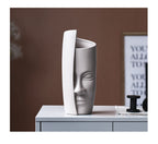 Nordic Creative Abstract Ceramic Face Art Vase