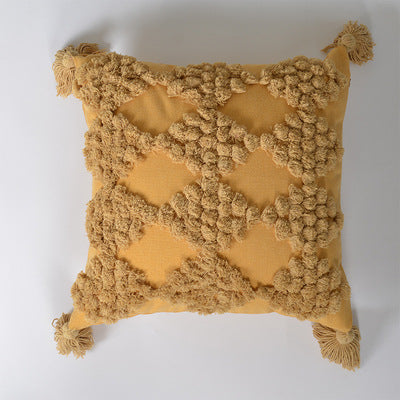 Nordic Style Cotton and Linen Living Room Pillow Cover