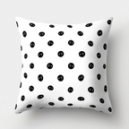 Minimalist Black and White Geometric Pillow Cover