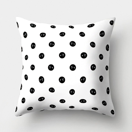 Minimalist Black and White Geometric Pillow Cover
