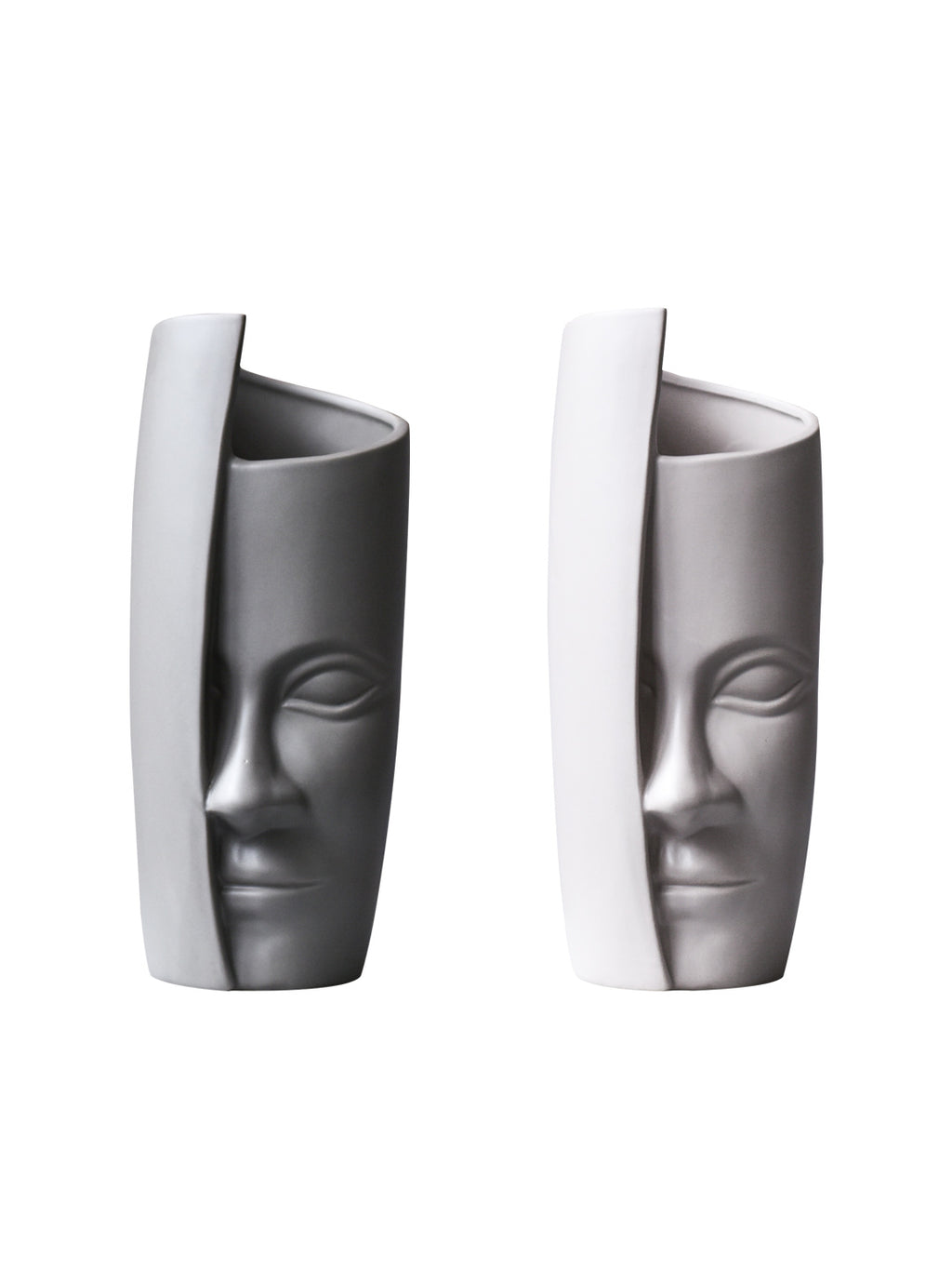 Nordic Creative Abstract Ceramic Face Art Vase