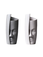 Nordic Creative Abstract Ceramic Face Art Vase