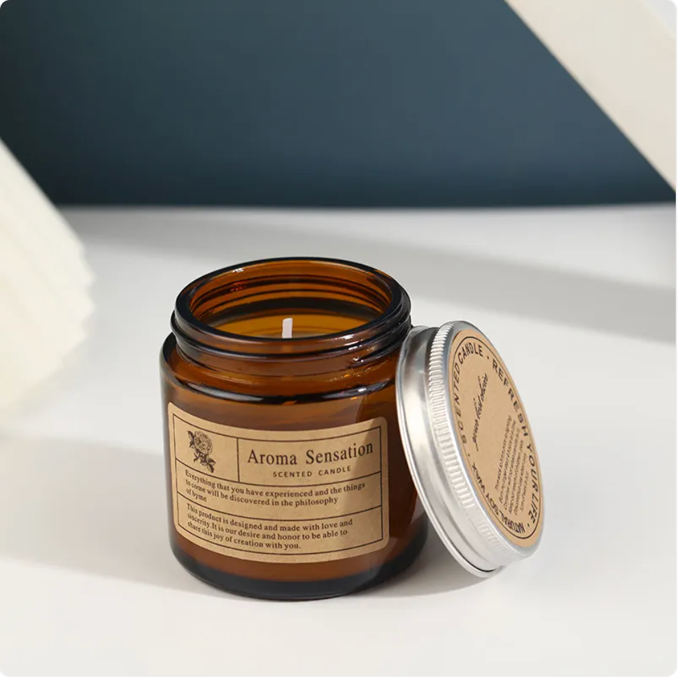 Smokeless Brown Aromatherapy Candle