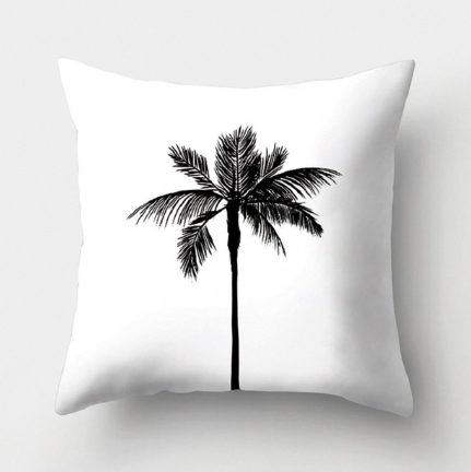 Minimalist Black and White Geometric Pillow Cover