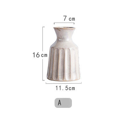 Rustic Handmade Ceramic Vase for Floral Arrangements