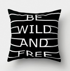 Minimalist Black and White Geometric Pillow Cover