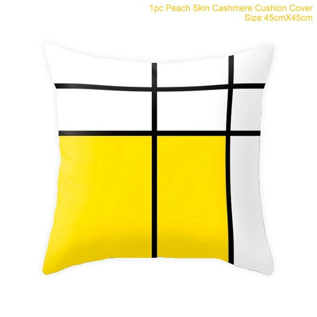 Simple Fashion Print Pillow Cover for Home and Car
